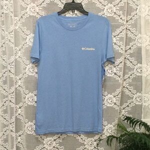 Columbia Men’s Blue Truck Fishing T Shirt Size S